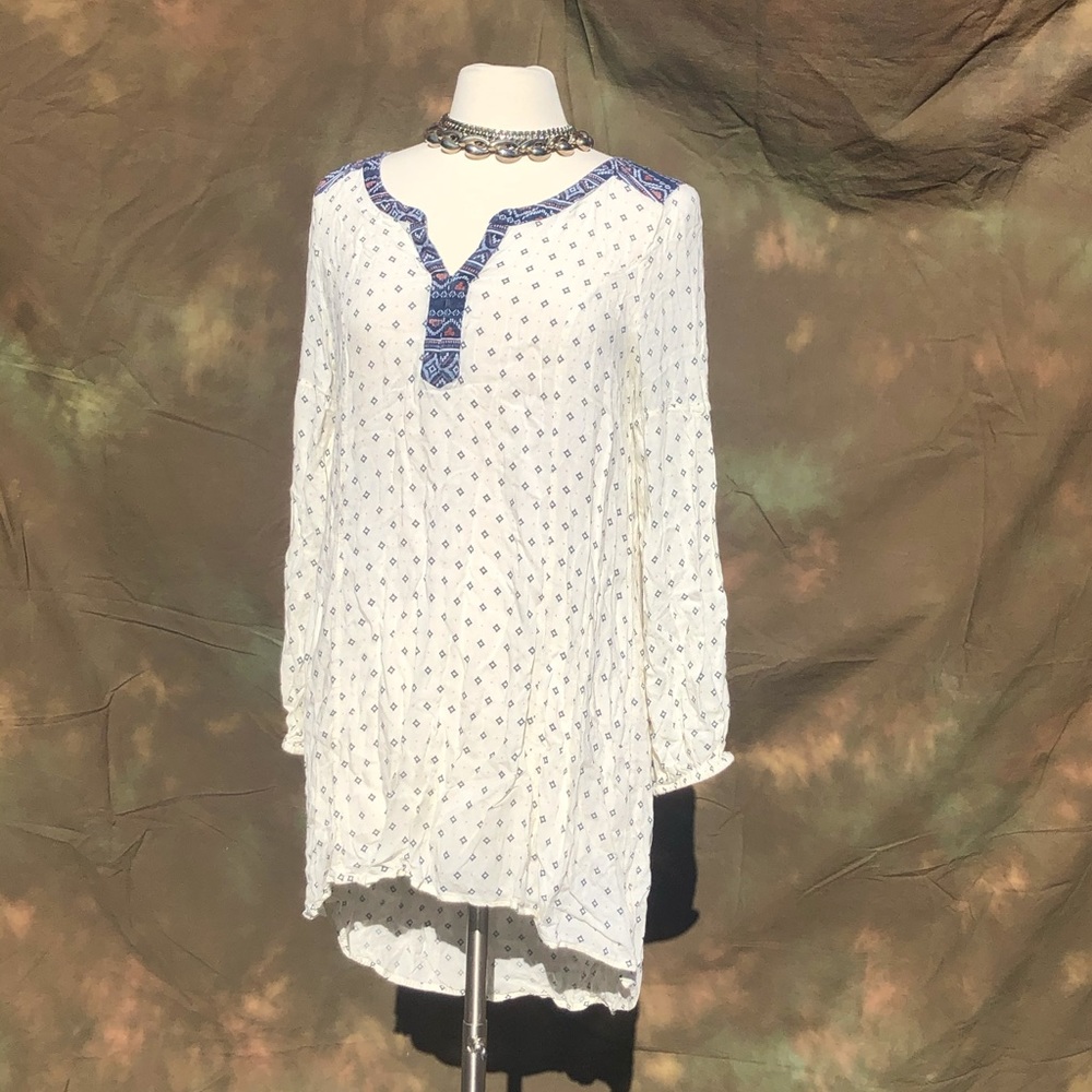 Lightweight Soft Fleece Boho Night Shirt